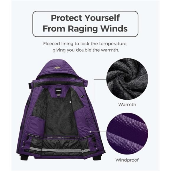 Women's Mountain Waterproof Ski Jacket –  Women's Mountain Jacket - Picture 4 of 7